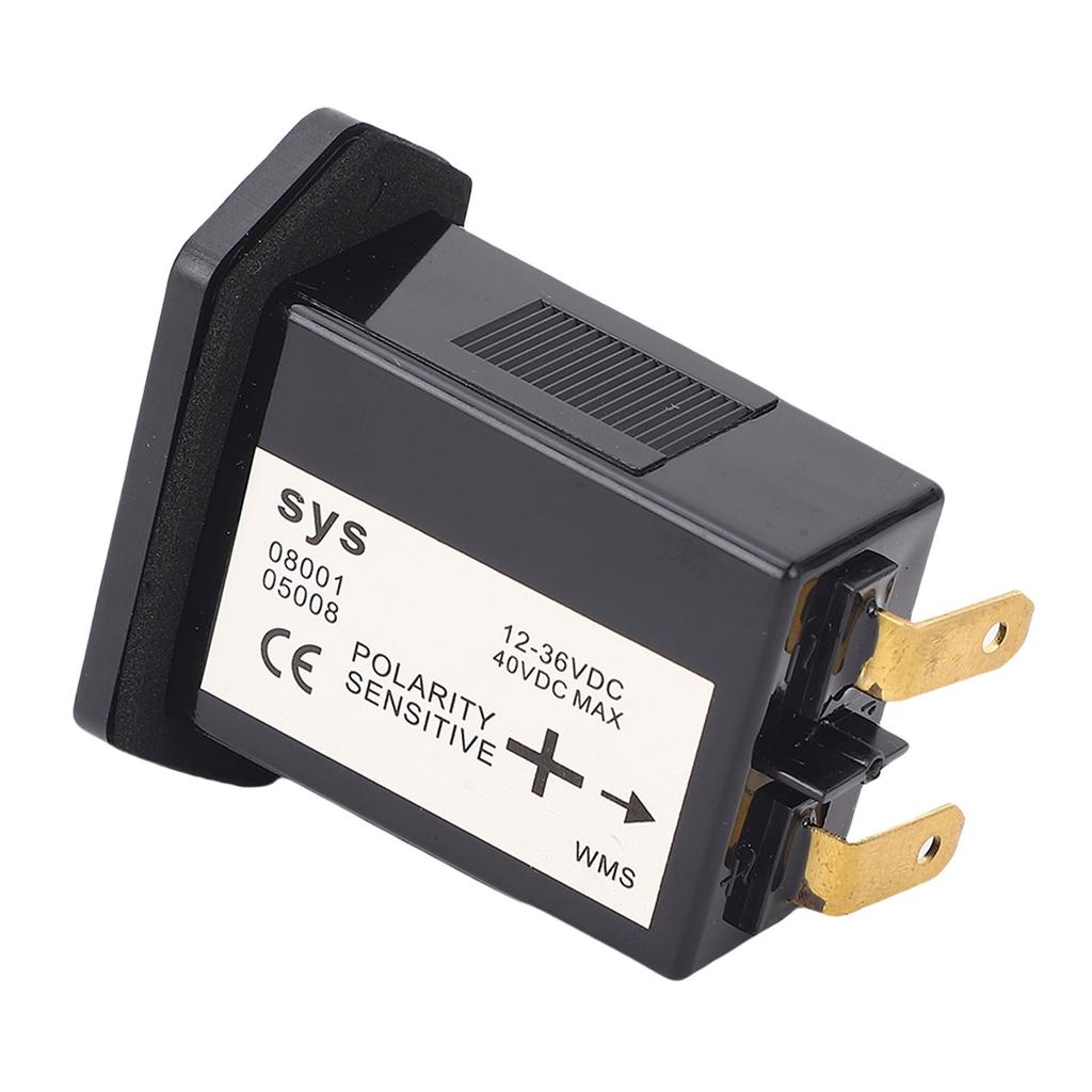 Mechanical Hour Meter DC 12V To 36V Rectangular Engine Hour Meter for Generator Boat Motorcross Motor Truck Tractor