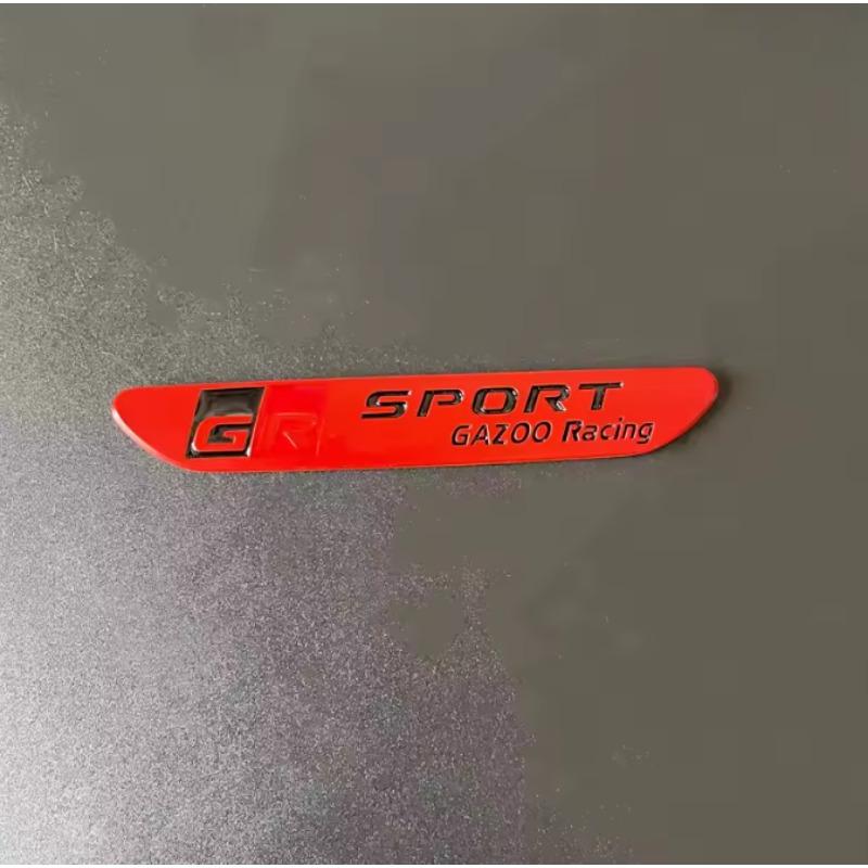 Metal 3D G-R Sport Gazoo Racing Logo Emblema Aripă Laterală Mașină Insignă Autocolant Pentru C-HR RAV4 Corolla Camry
