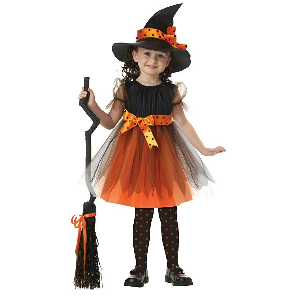 Witch Outfit Halloween Cosplay Witch Costume Gown Costume Hat Gifts Witches Hat Carnival Party