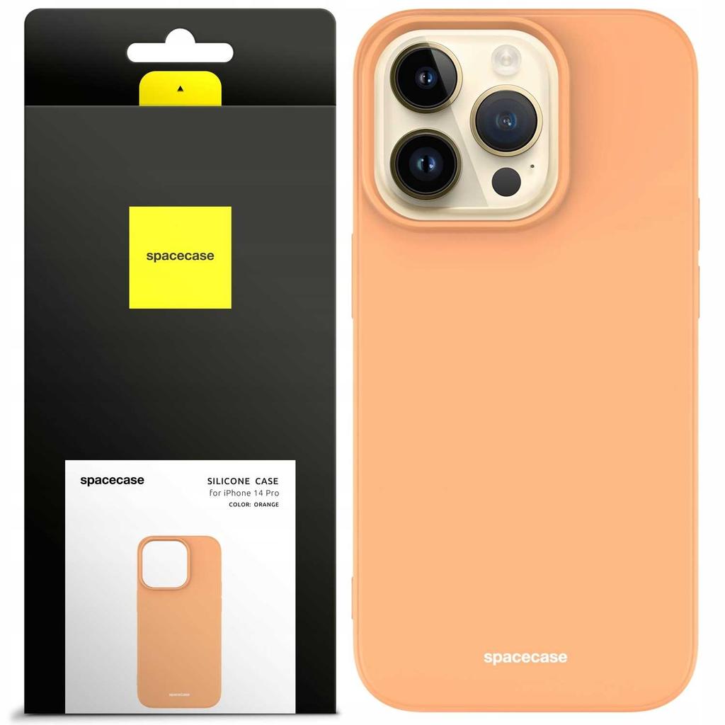 Sc Silicone Case Iphone 14 Pro Orange