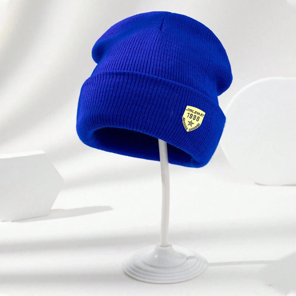 1pc Men's Outdoor Casual Beanie Hat,Warm Windproof Elasticity Head Cap,Suitable for Skiing and Outdoor Activities Winter Outfit