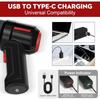 Air Duster & Mini Vacuum Keyboard Cleaner 3-in-1 Portable Electric Air Can Cordless Blower Computer Cleaning Kit