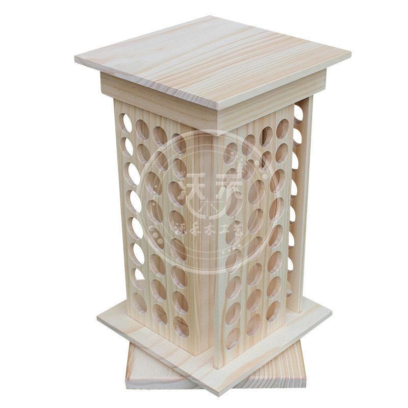 

Деревянная коробка для хранения эфирных масел doTERRA - многосекционный домашний сувенирный стенд. 104 grid flat rotating display stand