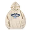 Casual Loose Hooded Sweater Fashion Print