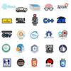 50 Pieces of Programmer Development Graffiti Stickers - Waterproof Stickers for Laptop, Skateboard, Luggage, Trolley