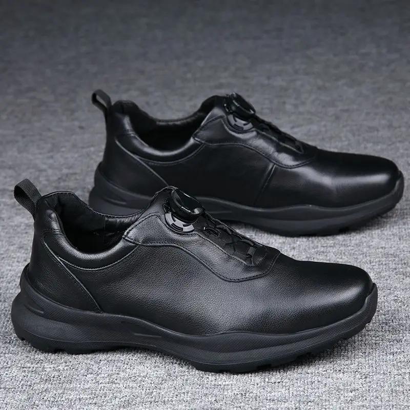 Four Seasons Golf Sneakers for men Luxury Brand Golfer Footwear Comfortable Leather Sneakers Outdoor Grass Walking Sneakers