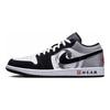Jordan Air Jordan 1 Slip Resistant Abrasion Resistant Low Top Vintage Basketball Shoes Unisex Black HF3148-106(Team352-)