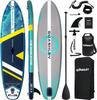 Lanko Inflatable Paddle Board - Universal PVC SUP for Surfing & Paddling