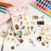 4/24sheets Creative Life Small Items Die Cutting PET Stickers DIY Diary Scrapbooking Materials Cute Stationery Stickers