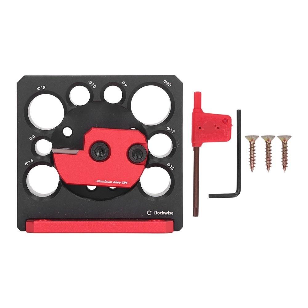 8 Hole Woodworking Dowel Jig Adjustable Electric Drill Woodworking Tool for Solid Wood Round Rod