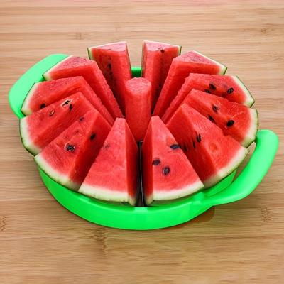 1 buc tăietor de pepene verde din oțel inoxidabil tăietor de fructe de uz casnic tăietor de pepene verde despărțitor mare de fructe