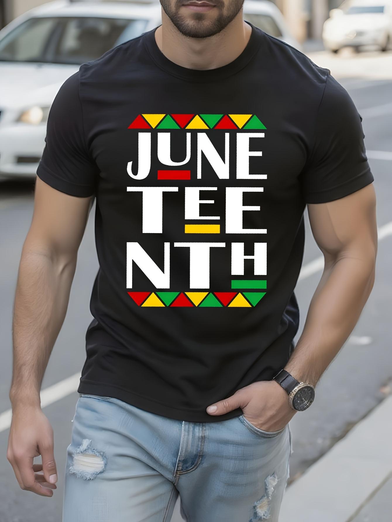Juneteenth Celebration Wo Tshirt - Black Graphic Tee with... M
