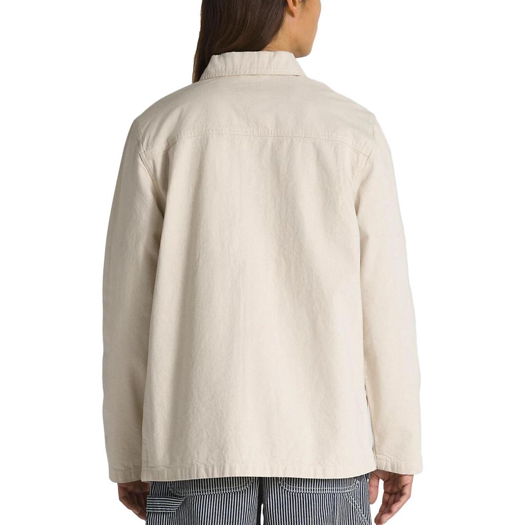 Vans Hickory Stripe Drill Chore Jacket Men Jacket Off-White VN0008G27VJ