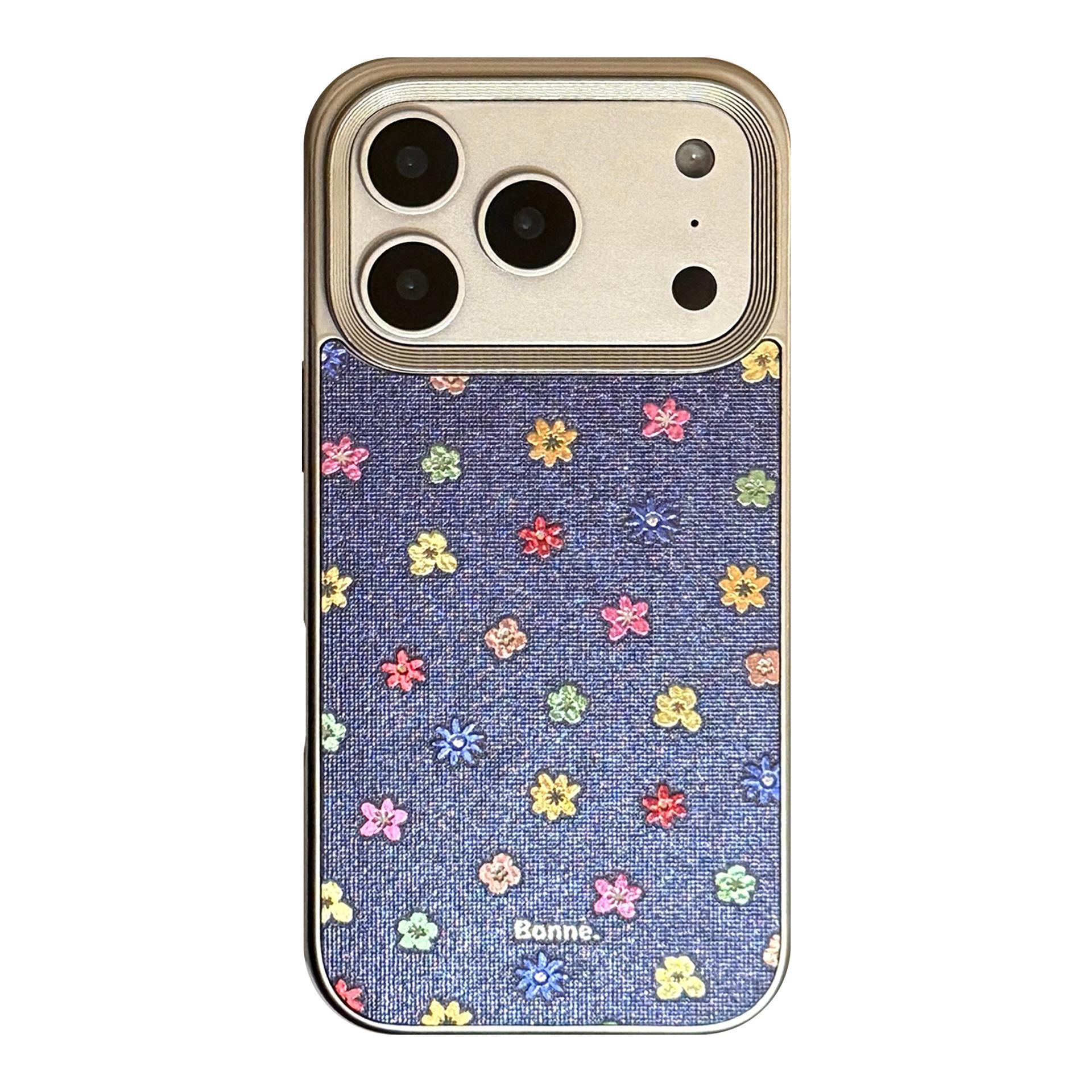 

Креативный позолоченный цветочный чехол для iPhone 16, iPhone 17 и iPhone 17 Pro Max iPhone 11