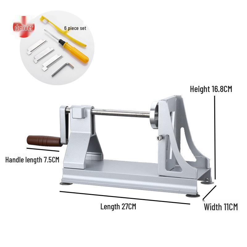 Waterfall Potato Shredded Noodles Hand-Crank Cutter and Carrot Strand Shredder for Hot Pot.