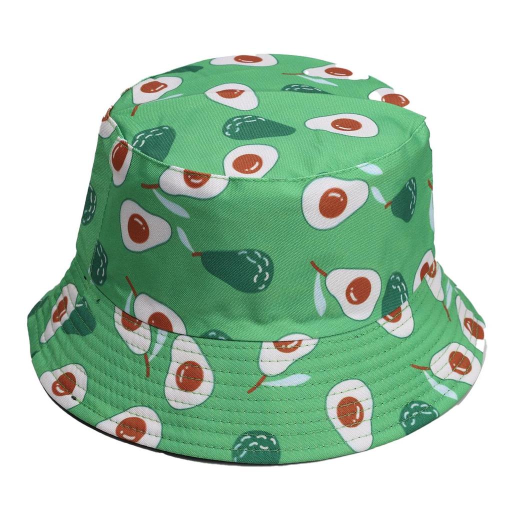 2026 Lemon Pattern Reversible Bucket Hat for Men & Women – Summer Sun Protection