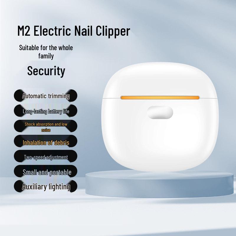 Automatic Rechargeable Nail Clipper and File for Children and Elderly
