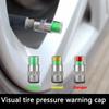 Tire Pressure Monitor Pressure Gauge Cap Sensor Indicator Alert Monitoring Valve Stem Cap Tools Kit 2.0/2.2/2.4 Bar 30/32/36 PSI