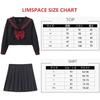 Limspace Sailor Authentic High School Girl Cosplay Long Sleeve and Short Sailor Bow JK School Pleated JK Class Kansai Academy British Junior High