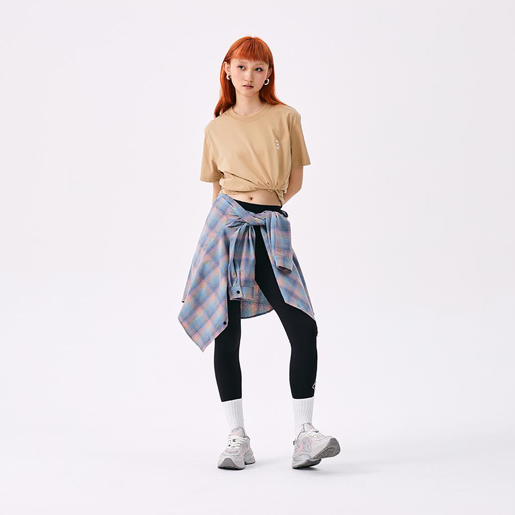 New MLB Boston Red Sox Basic Collection SS25 T Shirt Unisex Beige Yellow 3ATSB0153-43BGS