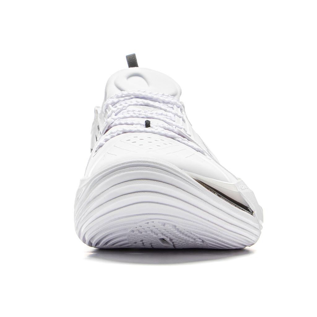New LiNing Cushioned Slip Resistant Abrasion Resistant Low Top Basketball Shoes Men's Standard White ABAV025-5