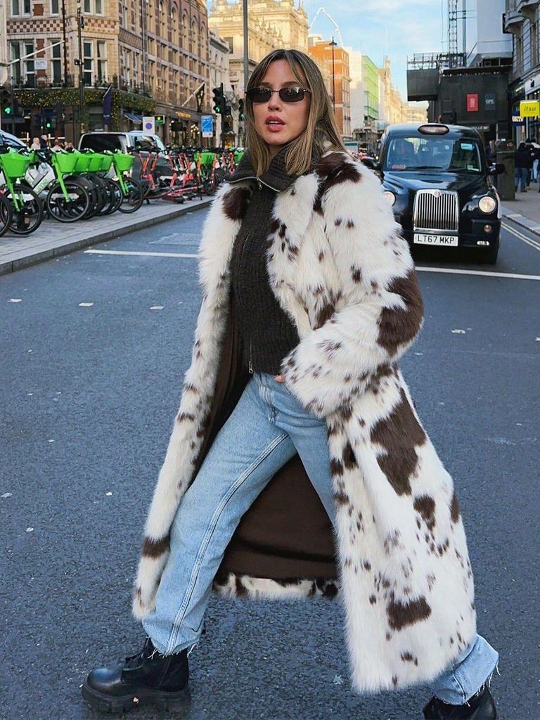 Women's Faux Fur Coat: Autumn/Winter European & American Style, Fashionable, Eco-friendly, Simple & Elegant