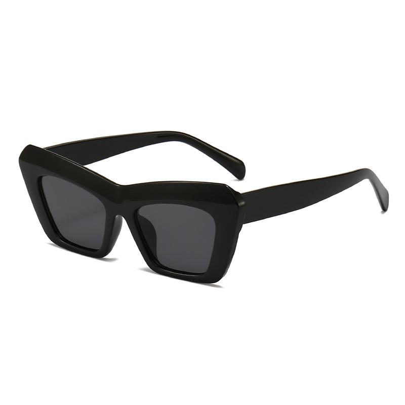 New Vintage Sunglasses Women Men Square Big Frame Sun Glasses Female Brand Designer Retro Shades Fashion Cat Eye Oculos De Sol