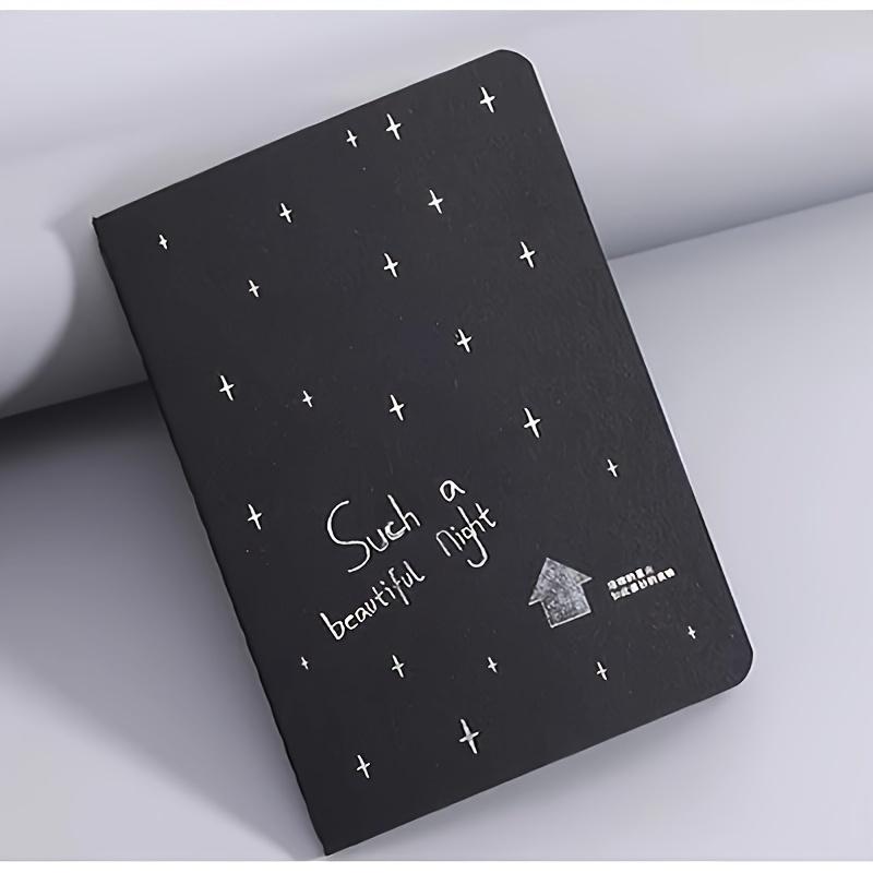 

Black Paper Drawing Notebook for Office School Art Journaling Supplies Premium Doodling Diary 1pcs