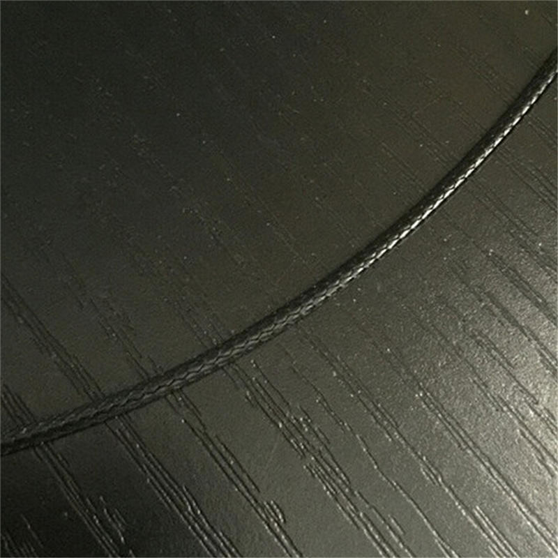 Moteriškos dirbtinės odos kaklaraištis grandinėlės širdies karoliai, vintažiniai papuošalai, juodi