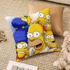 Simpsons La Peliculalos Pillow Case Anti-Dustmite Invisible Zipper Sofa Bed