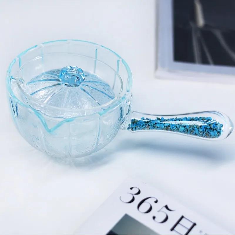 Tea Maker Portable Teapot Kung Fu Tea Maker High Borosilicate Glass Tea Set Flower God Pot Shake Teapot.