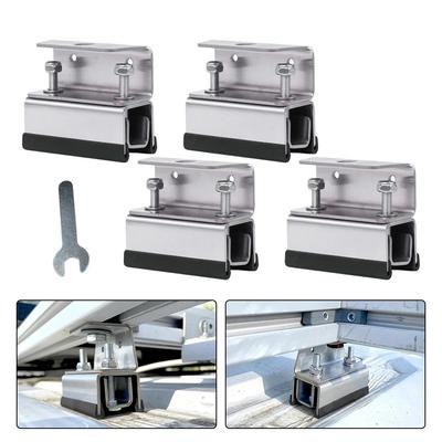 4*Dachgepäckträger-Montagesätze Für PROMASTER Für Boxer Für DUCATO Für JUMPER Edelstahl WohnmobilPhotovoltaik-Halterungen Dachgepäckträger