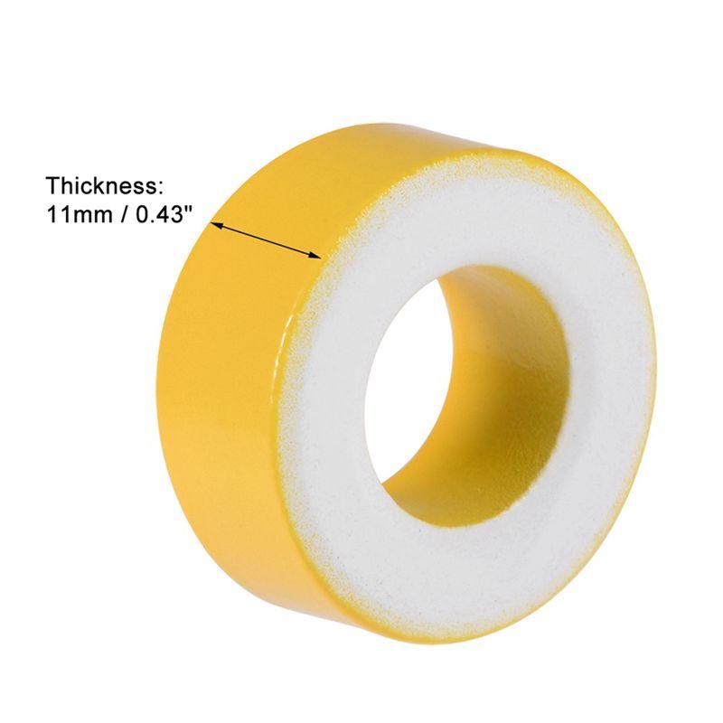 ABUL-34 Pieces Of Iron Powder Core Yellow And White Ring Ferrite Core Iron Powder Ring Core