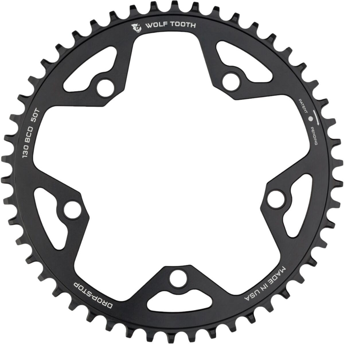 Звезда Wolf Tooth 110 BCD 5 болтов 38T совместимая с SRAM Flattop