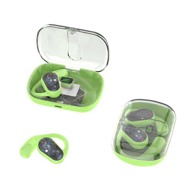 Hi-Fi Stereo Sound Digital Display Ear Hook Sports Wireless Earbuds with Ultra-long Battery Life