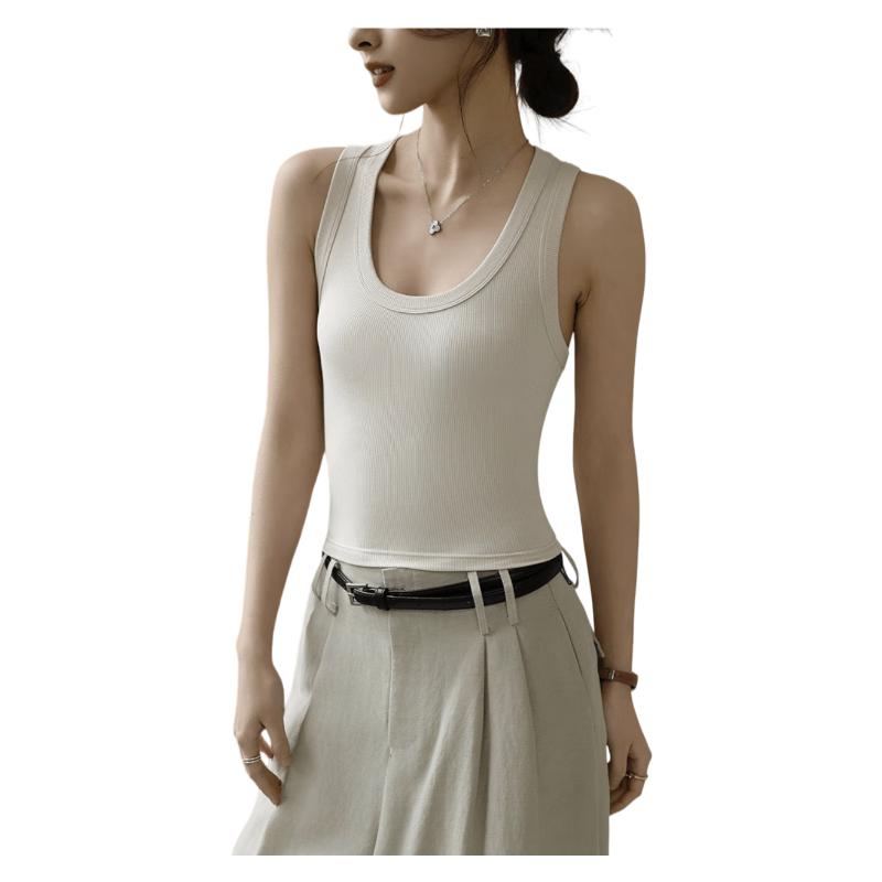MiiOW Women's Camisole Tank Top [Racerback, U-Neck]
