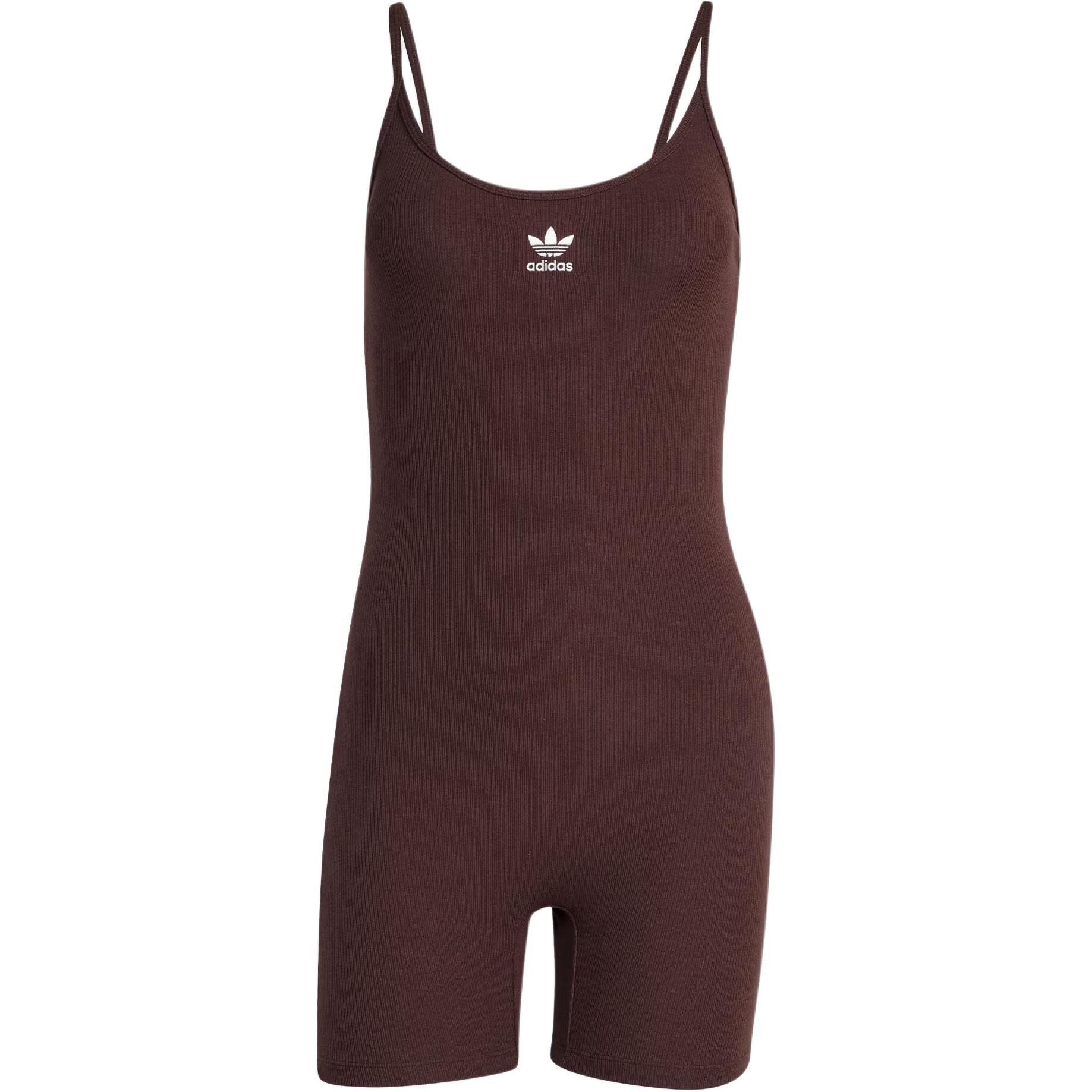 

Adidas Essential Letter Logo Casual Jumpsuit Women jumpsuit Dark-Gray Brown JC6210 S
