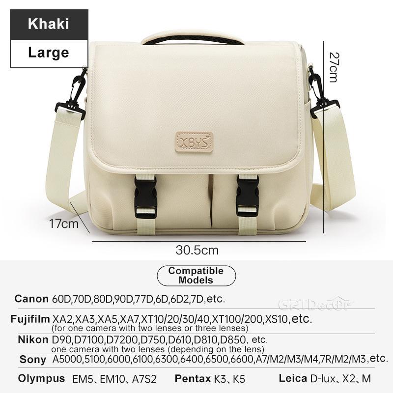 Shoulder Camera Storage Bag Digital Camera Organizer Bag Mirrorless Cameras DSLR Lenses Handbag Large Travel Organizers Pouch
