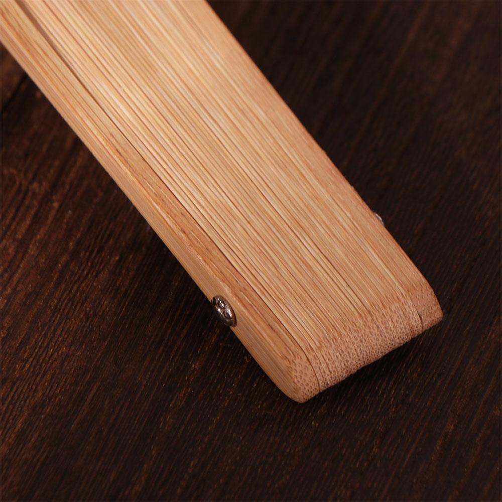 Exquisite Windmill Fan Bamboo Handle Hand Circular Fan Home Decor Folding Hand Fan Lady