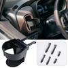 Car Cup Holder Fixed Hanging Type ABS Plasstic Car Beverage Water Rack Conditioning Air Vent Black Cup C9Q3