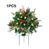 Realistyczne Zielone Wypełniacze Do Wazonów Świecą Dekoracje Świąteczne Dekoracje Świąteczne Na Drzewko Świąteczne Donice