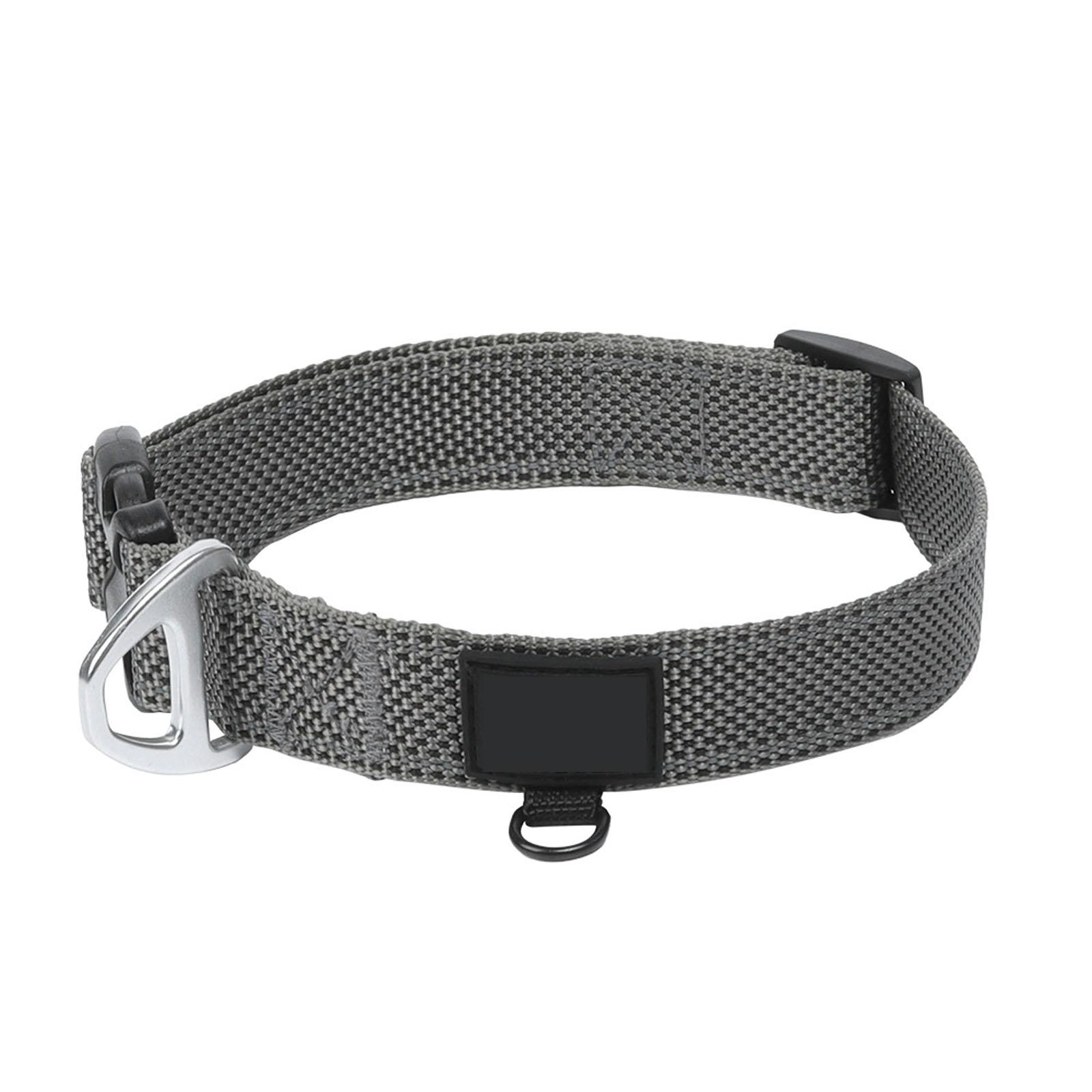 

Reflective Dog Collar & Leash - - Nylon Webbing, High-End Pet Leash for Safety & Loss Prevention S