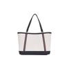 Bally Logo Patch Snap Closure Fabric And Leather Tote Bag Women Tote Bags Natural Black 6306547