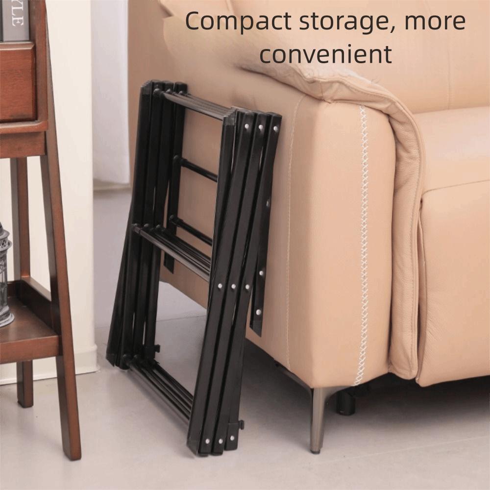 Überdimensioniertes 3-stufiges Wäscheständer Leichtes Metall Ausziehbarer Kleiderständer Zusammenklappbar Rostfrei Boden-Trockenstange Camping