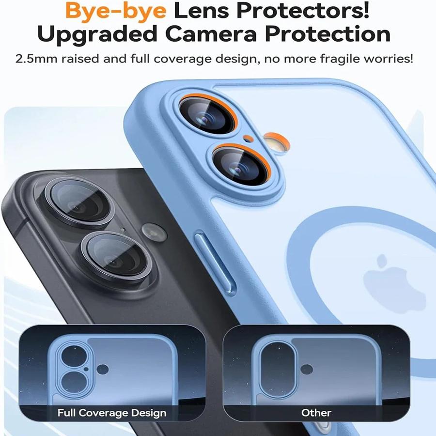 Magnetic Luxury Matte Translunt Armor Shockproof Case For iPhone 17 16 15 14 13 11 Pro Max For Magsafe Wireless Charger Cover
