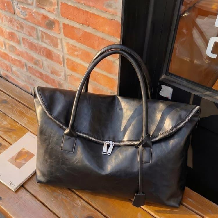 Soft Leather Large Capacity Tote Bag Crossbody Handbag