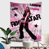 AAvril Singer Lavigne Arazzo Cartoon da Appendere alla Parete Decorazione Casa per la Casa
