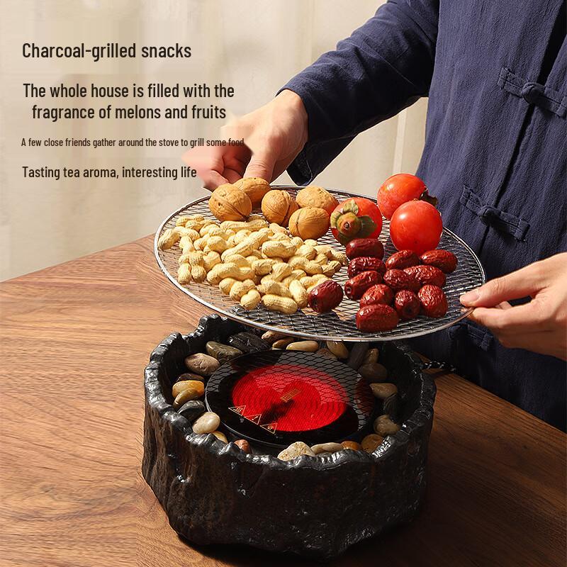 Baizi'en Vintage Chinese Tea Stove Set