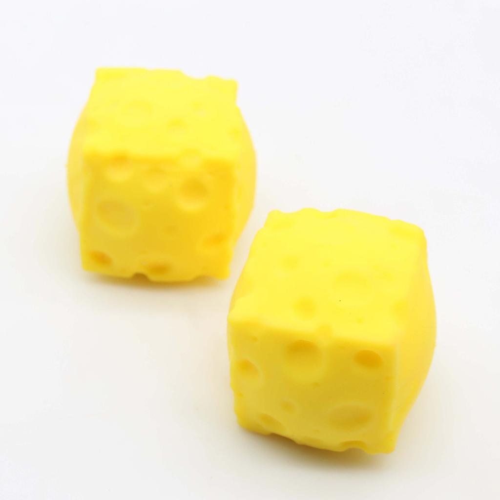 Cheese, Cheese, Pinch, Music, Stress Relief Tool, Ventilatory Ball Simulation, Food Play TPR Soft Rubber Rebound Ventilatory Toy