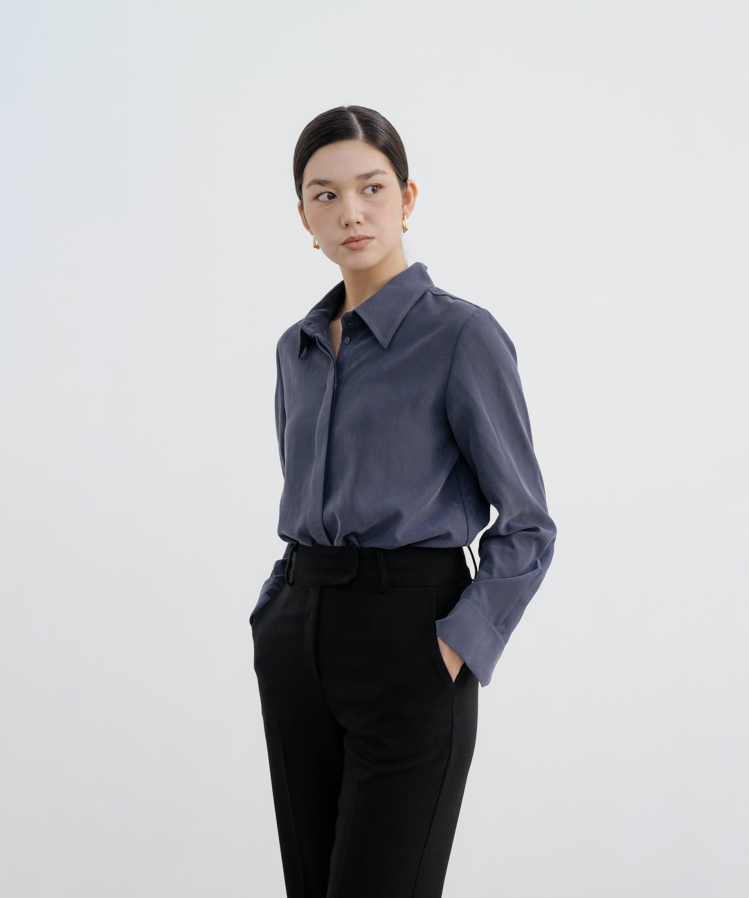 Unis Navy Essential Blouse Navy